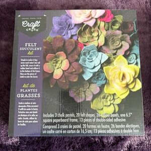 NEW! Craft Crush FELT SUCCULENT kit